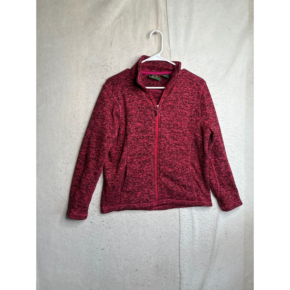 Stillwater Supply Co Pink Marled Full Zip Fleece Jacket Small RN 87706